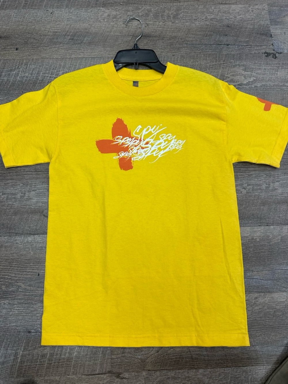 SpyOptic yellow tshirt